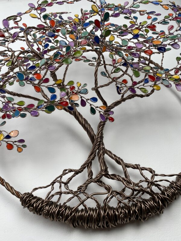 Arbre de vie mural en relief artisanal