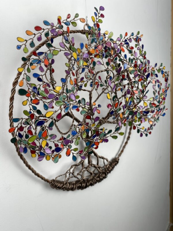 Arbre de vie mural en relief artisanal