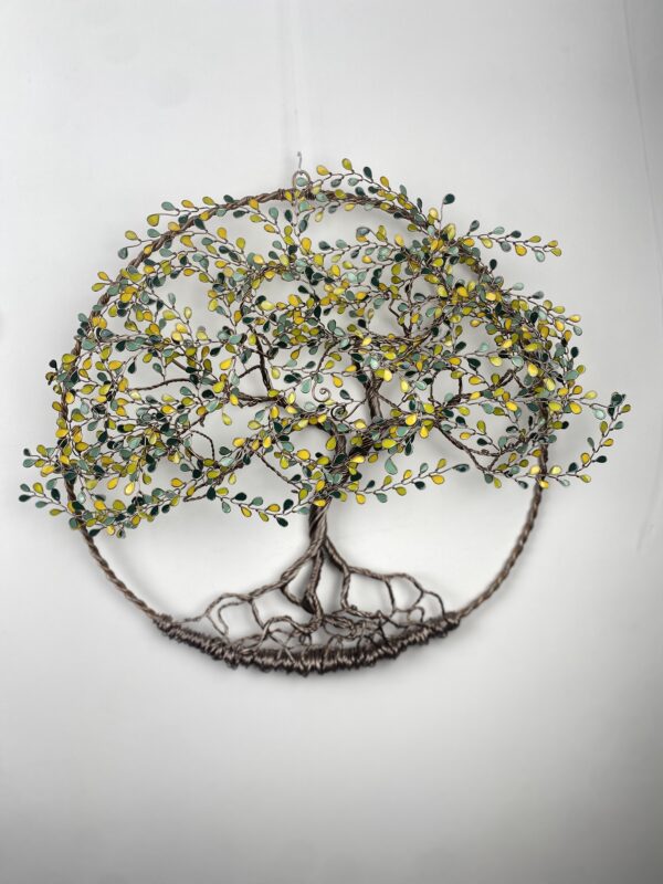 Arbre de vie en relief couleur olivier artisanat tarn