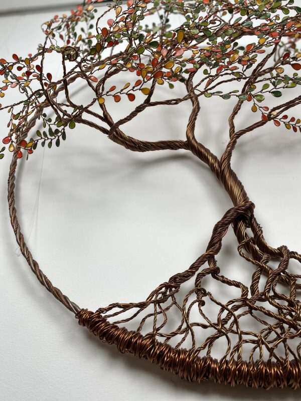 Grande décoration murale arbre de vie artisanal