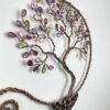 Arbre de vie rose violet et vert