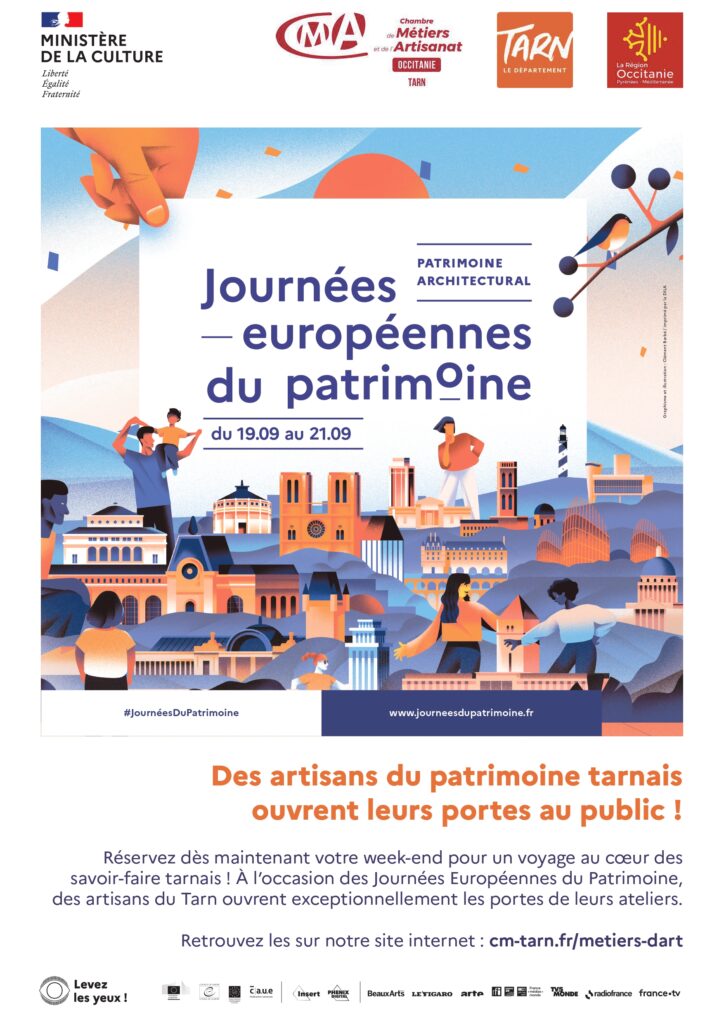 ⋯ Portes ouvertes de l’atelier – Journées Européennes du Patrimoine ⋯