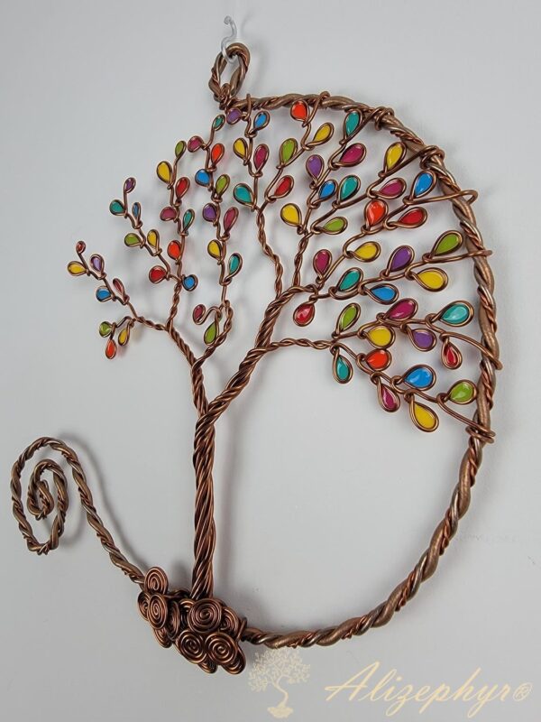 Arbre de Vie "Plat" - Cercle ouvert - Ø 20 à 30 cm – Image 8
